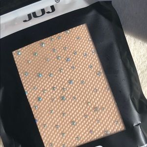 JuJu Rhinestone Nude Crystal Hose